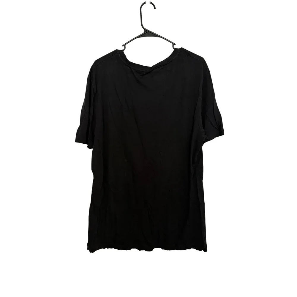Gucci‎ Vintage Logo Black Cotton T-Shirt Made in Italy Short Sleeve Tee